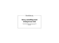 Captura de pantalla www.theshoecompany.ca