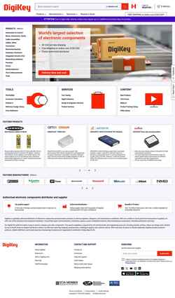 Screenshot www.digikey.ca
