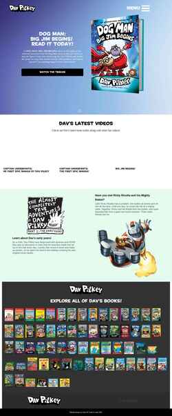 Zrzut ekranu pilkey.com