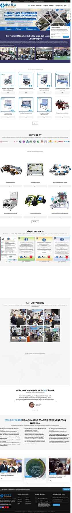 Screenshot se.autotrainingbench.com