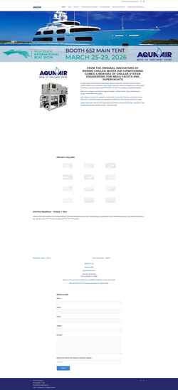 Screenshot www.aquaair.com