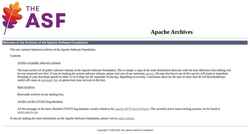 截屏 archive.apache.org
