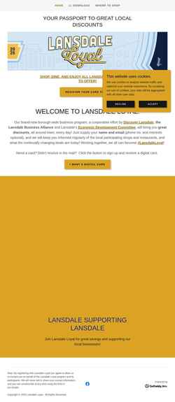 Screenshot lansdaleloyal.com