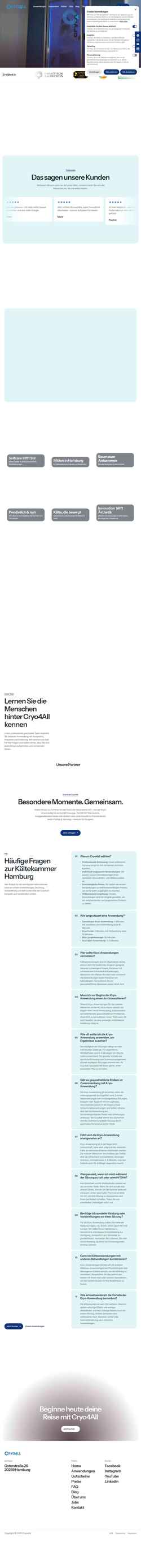 Screenshot cryo4all.com