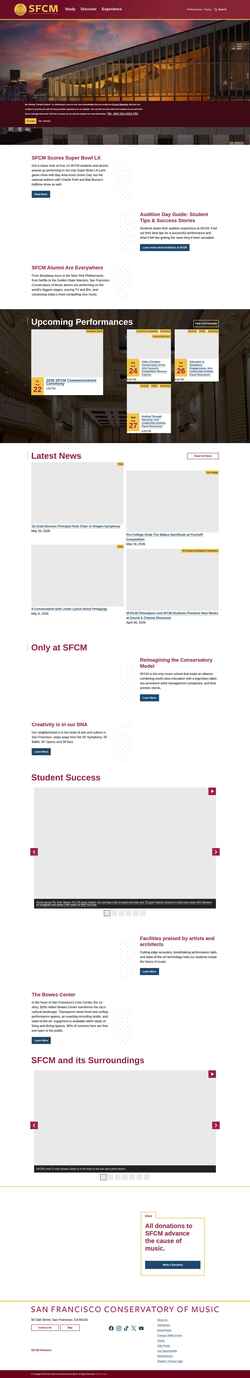 Ekran görüntüsü sfcm.edu