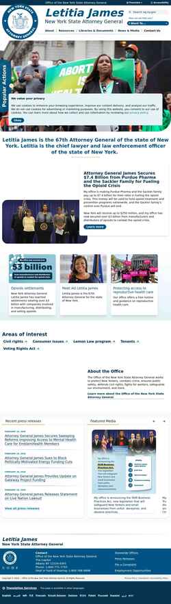 Skærmbillede ag.ny.gov