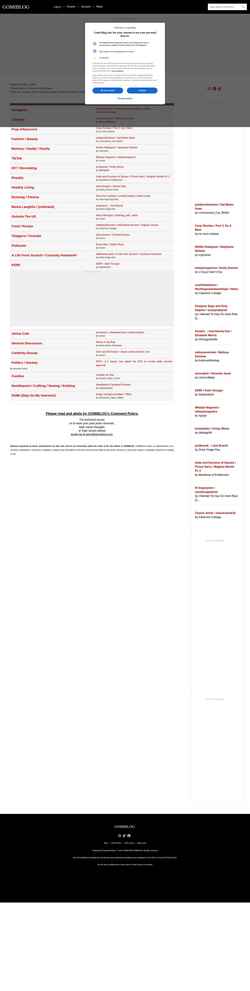 Screenshot gomiblog.com