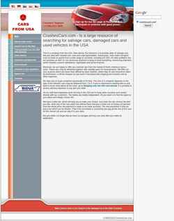 Screenshot crashescars.com