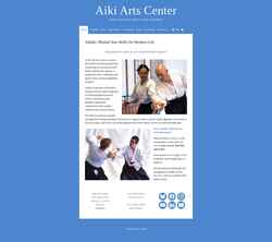 Screenshot aikiarts.com