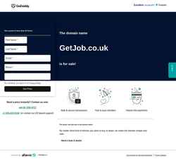 Schermata getjob.co.uk
