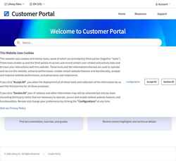 Captura de pantalla support.liferay.com