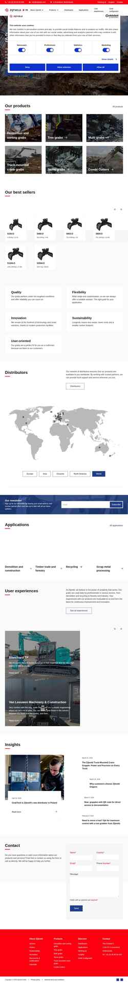 Screenshot www.zijtveld.com