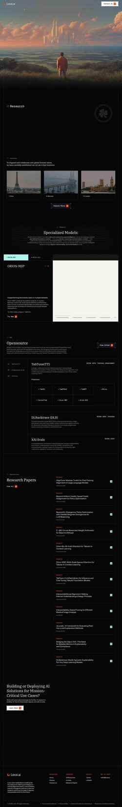Screenshot lexsi.ai
