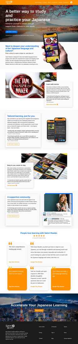 Screenshot www.satorireader.com