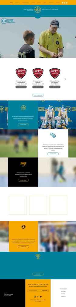 Screenshot www.sidelinesoccersolutions.com