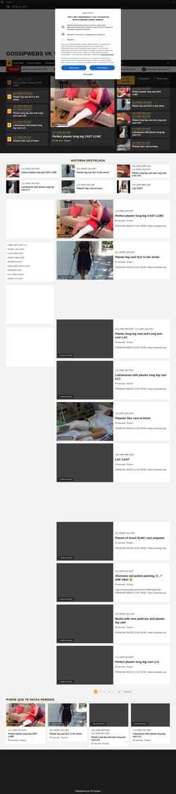Screenshot gossipwebs.com