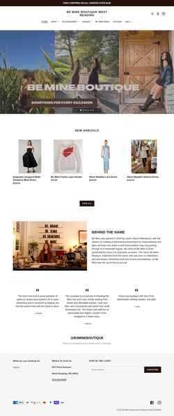 スクリーンショット shopbemine.com