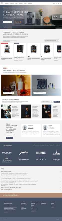 Screenshot www.edika.com