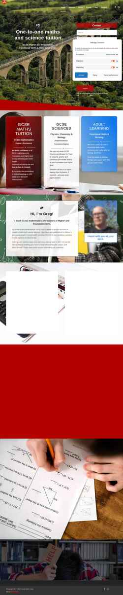 Screenshot consettmaths.com