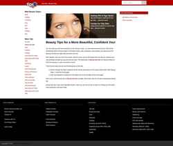 Screenshot beauty.tips.net