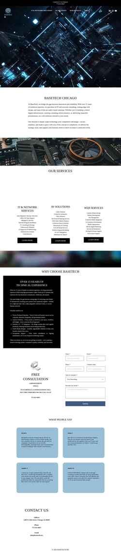 Screenshot www.basetech.xyz