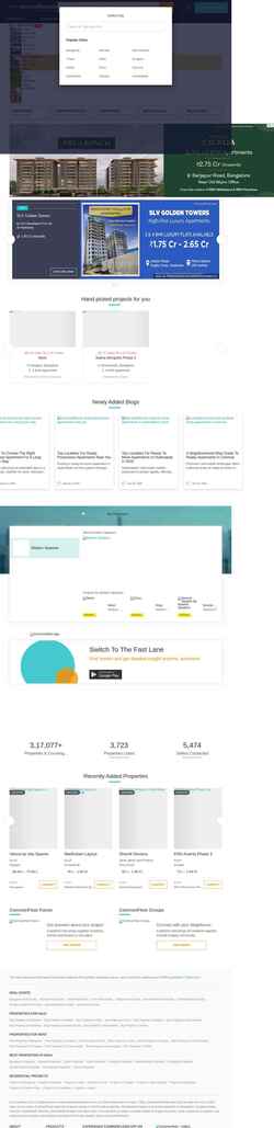 Screenshot www.commonfloor.com