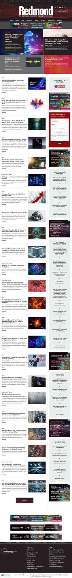 Posnetek zaslona redmondmag.com