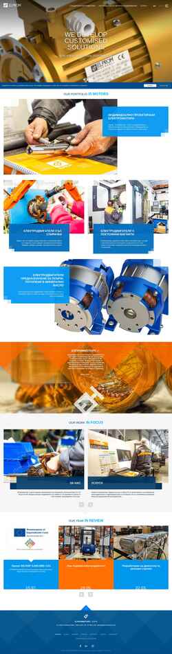 Snímek obrazovky elprommotors.com