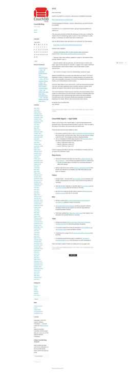 Screenshot blog.couchdb.org