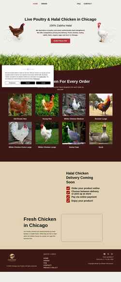 Screenshot www.chicagolivepoultry.com
