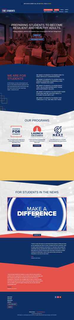 Zrzut ekranu forstudents.org