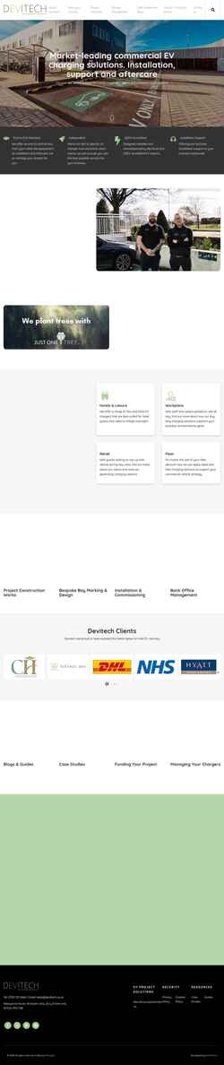 Screenshot devitech.co.uk