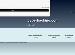 Snimka zaslona cyberhacking.com