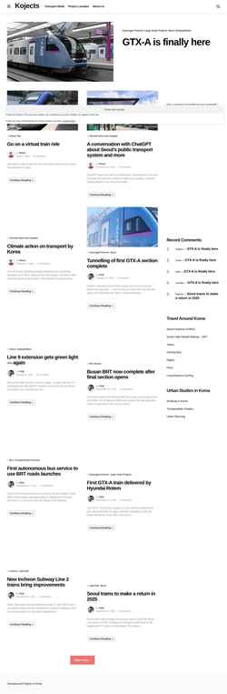 Screenshot kojects.com
