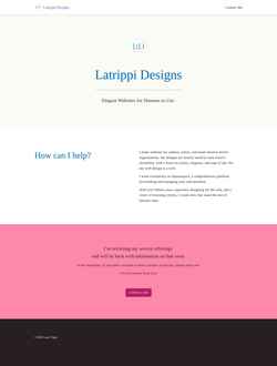 Screenshot latrippidesigns.com