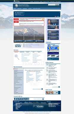 Screenshot alaska.gov
