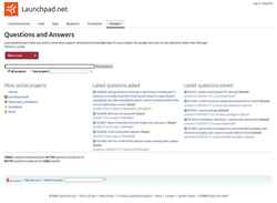 Schermafbeelding answers.launchpad.net