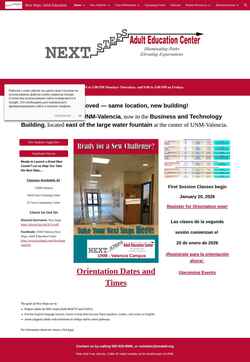 Screenshot nextsteps.nmdelt.org