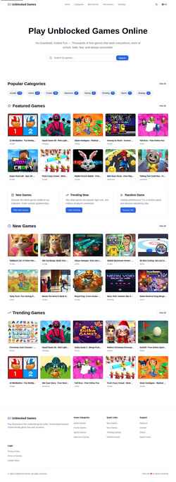 Ekran görüntüsü unblocked-game.com