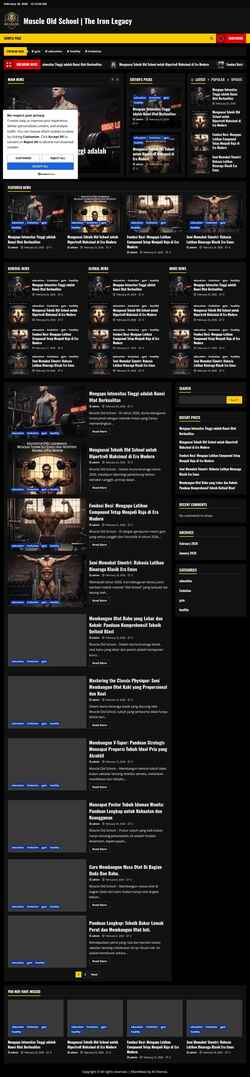 Screenshot muscleoldschool.com