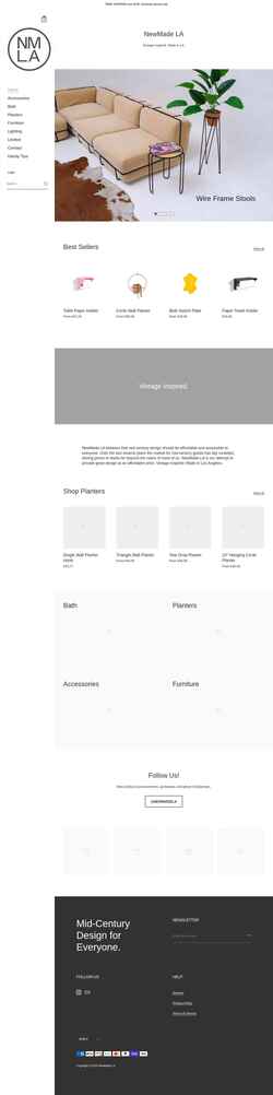 Screenshot www.newmadela.com