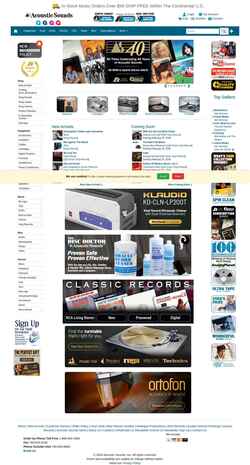 Screenshot store.acousticsounds.com