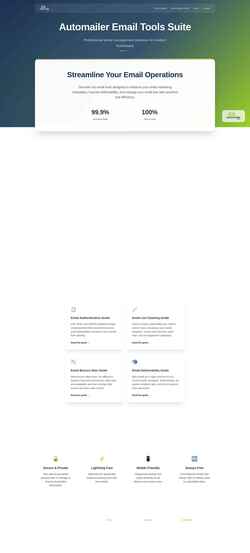 Captura de pantalla automailer.com