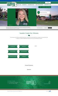 Screenshot www.saunderscountyfair.com