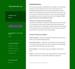 Снимак екрана www.guestbook.nu