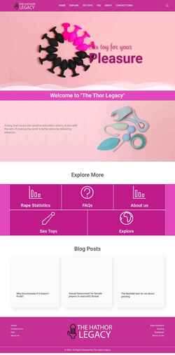 Screenshot thehathorlegacy.com
