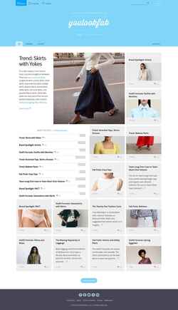 Snímek obrazovky youlookfab.com