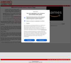 Screenshot ambrosine.com