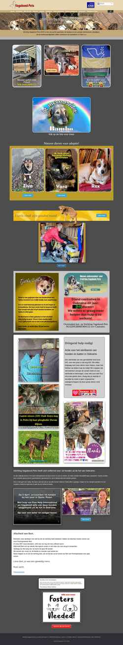 Screenshot vagabond-pets.com