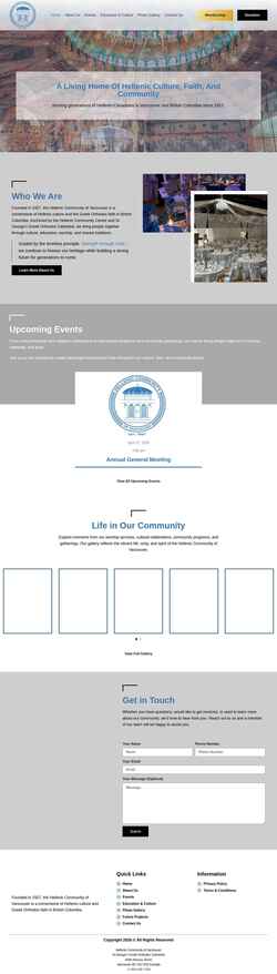 Screenshot helleniccommunity.org